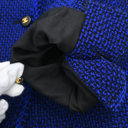 Chanel 1995 Double Breasted Jacket Navy #38