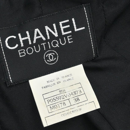 Chanel 1995 Double Breasted Jacket Navy #38
