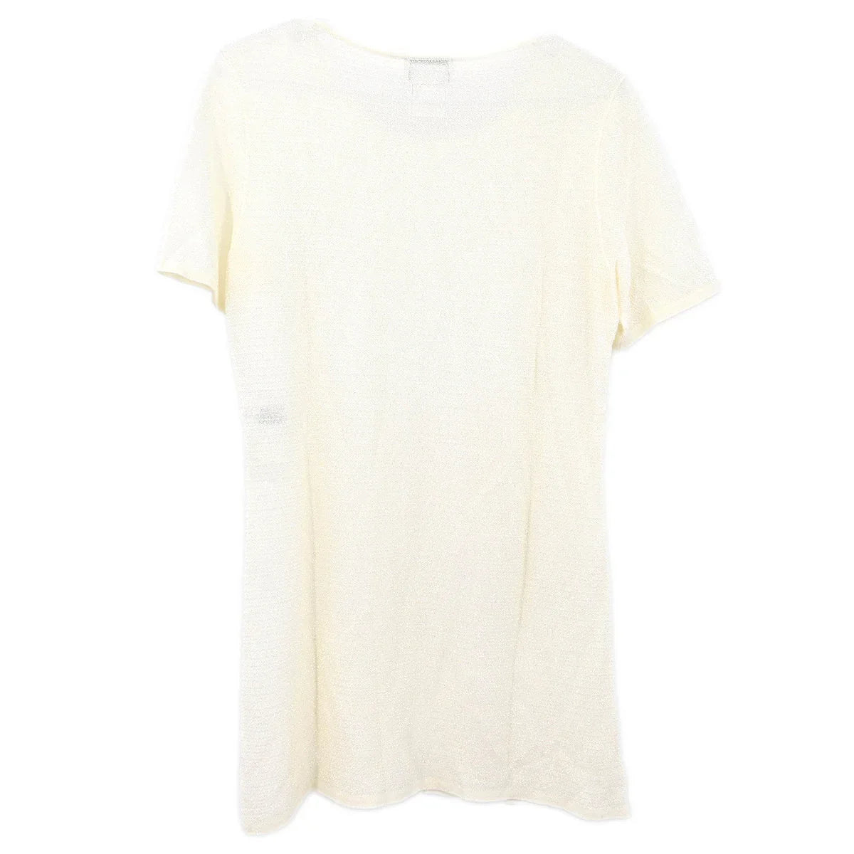 Chanel 1999 Short Sleeve Top White #42