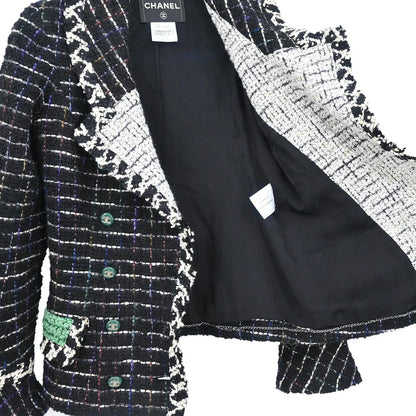Chanel 2009 Double Breasted Jacket Black #34