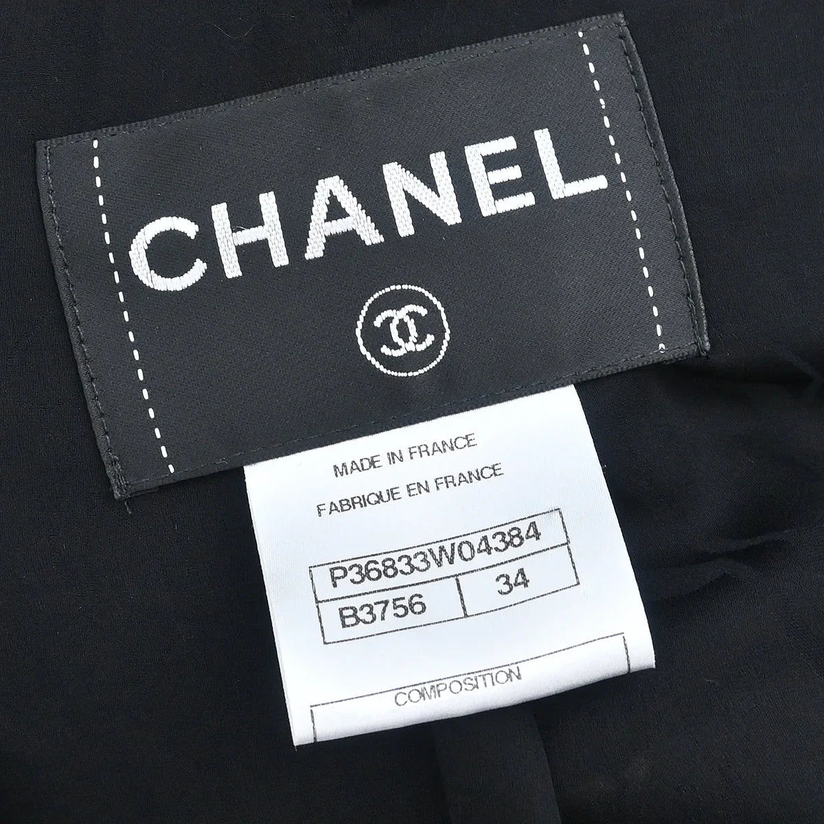 Chanel 2009 Double Breasted Jacket Black #34
