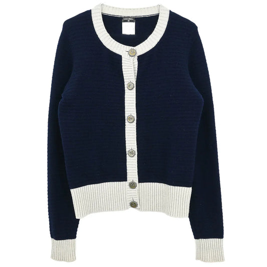 Chanel 2008 Cardigan Navy #40