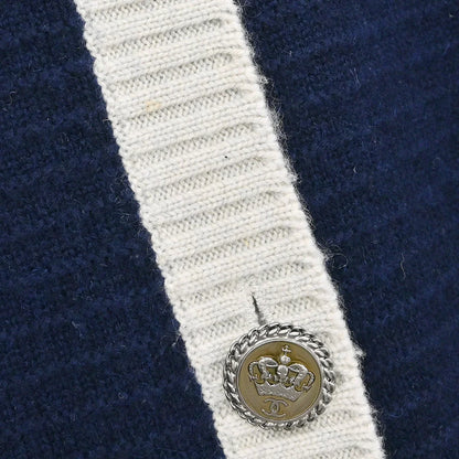 Chanel 2008 Cardigan Navy #40
