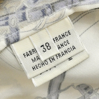 Hermes Short Sleeve Shirt Blouse White #38
