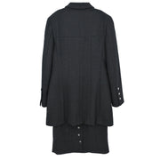 Chanel 1996 Setup Suit Jacket Skirt Black #38