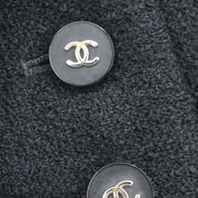 Chanel 1996 Setup Suit Jacket Skirt Black #38