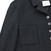 Chanel 1996 Setup Suit Jacket Skirt Black #38