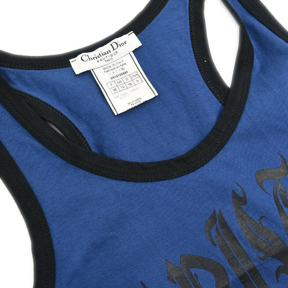 Christian Dior 2002 Sleeveless Tank Top Blue #42