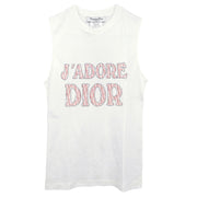 Christian Dior 2004 J'adore Dior Sleeveless Top White #38