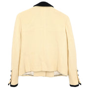 Chanel 1996 Single Breasted Jacket White #40