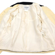 Chanel 1996 Single Breasted Jacket White #40