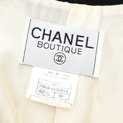 Chanel 1996 Single Breasted Jacket White #40