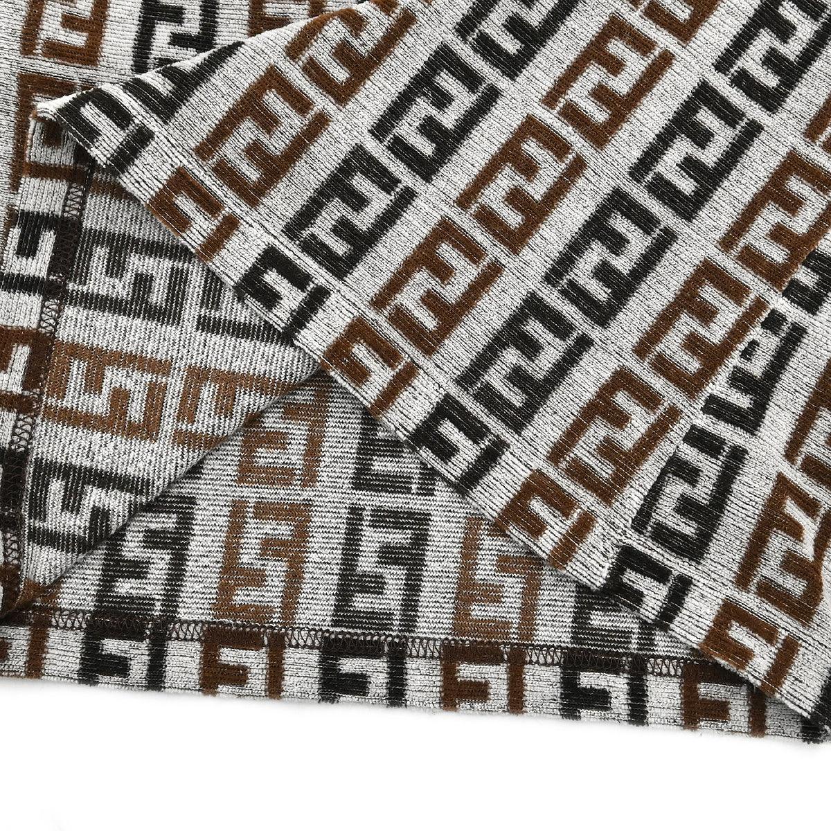 Fendi Short Sleeve Top Zucca Gray #40