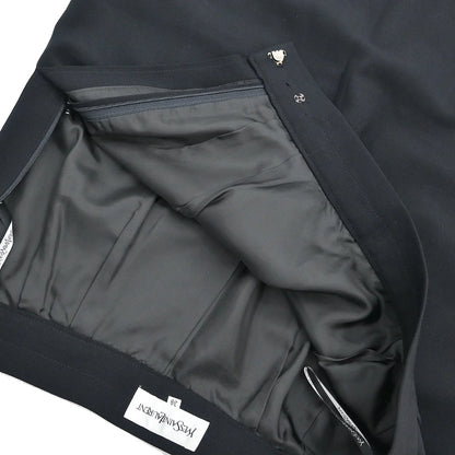 Yves Saint Laurent Setup Suit Jacket Skirt Black #38