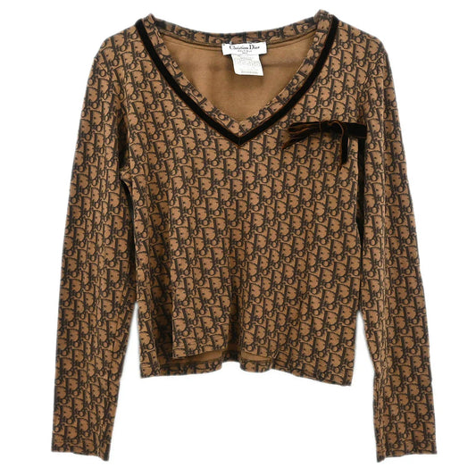 Christian Dior 2005 Long Sleeve Top Brown #38