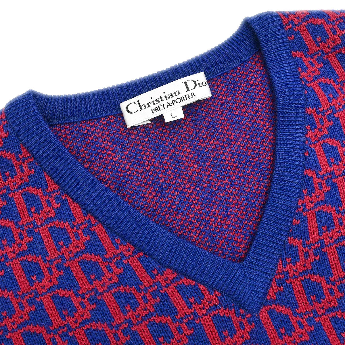 Christian Dior Trotter Sweater Blue #L