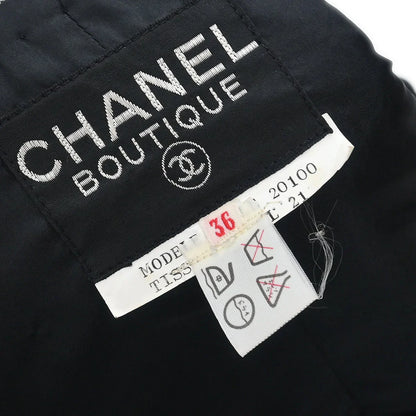 Chanel Setup Suit Jacket Skirt Bordeaux #36