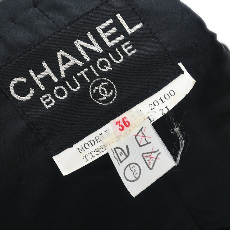 Chanel Setup Suit Jacket Skirt Bordeaux #36