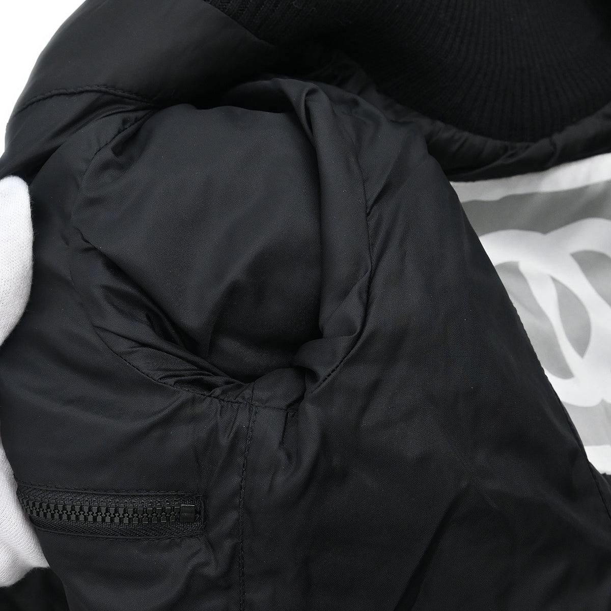 Chanel 2005 Sport Line Zip Up Jacket Black #36
