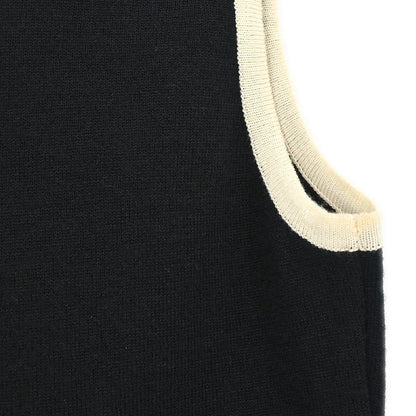 Chanel 1998 Sleeveless Short Jumpsuit Black #38
