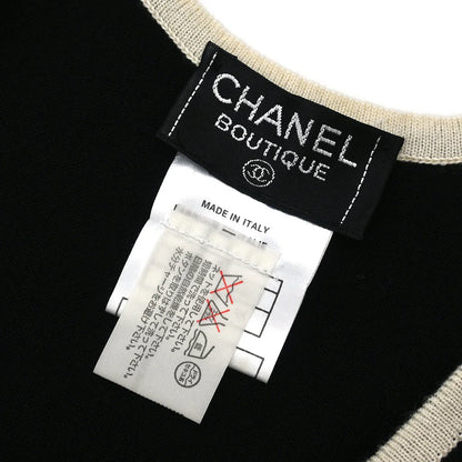 Chanel 1998 Sleeveless Short Jumpsuit Black #38