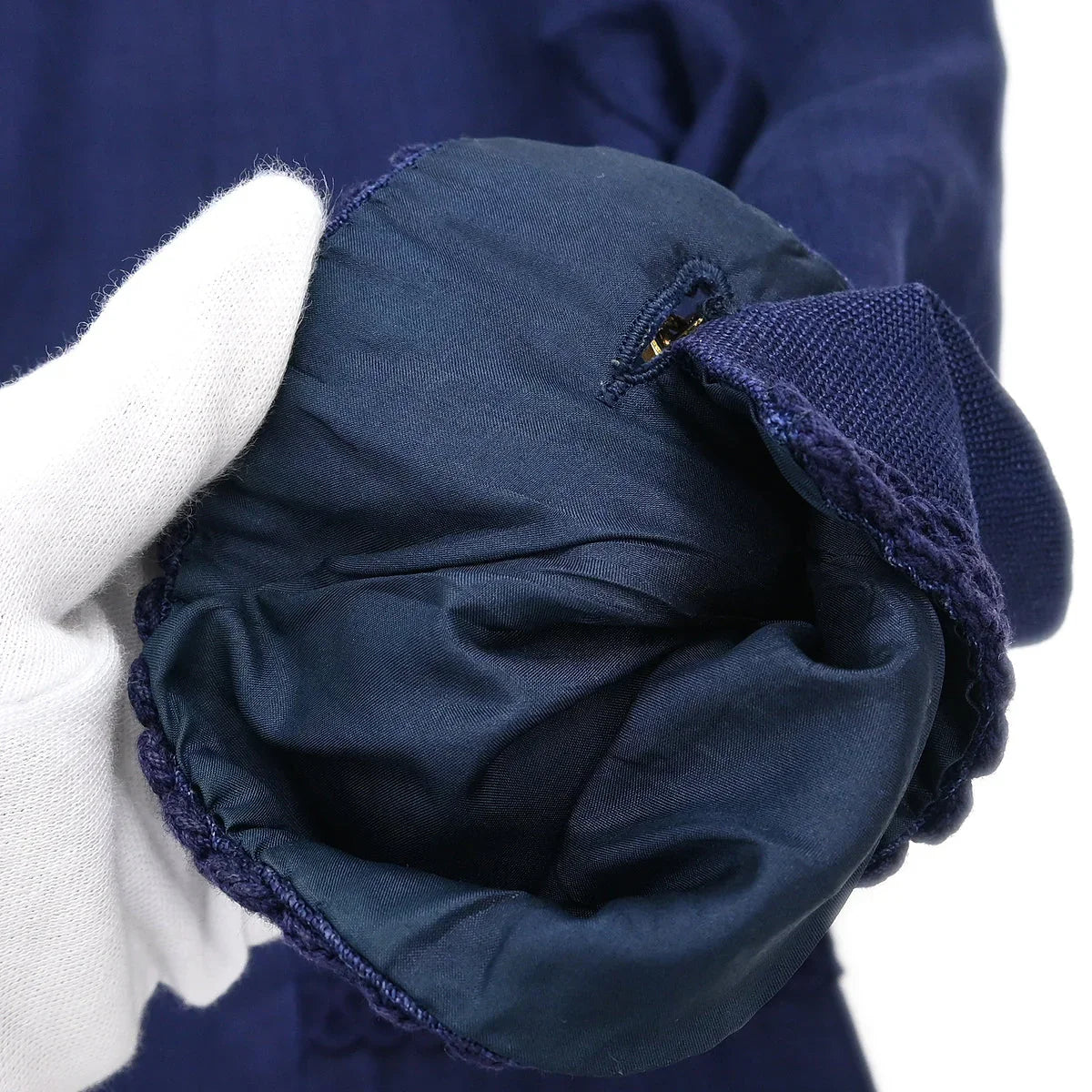 Chanel Setup Suit Jacket Skirt Navy #42