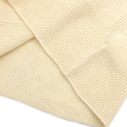 Chanel 2001 Short Sleeve Sweater Knit Top White #38