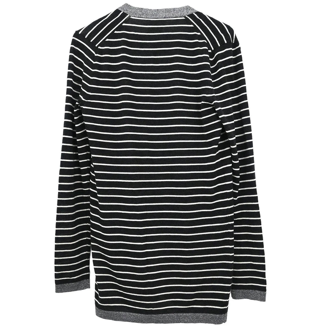 Chanel 2009 Ensemble Cardigan Sleeveless Top Black #34