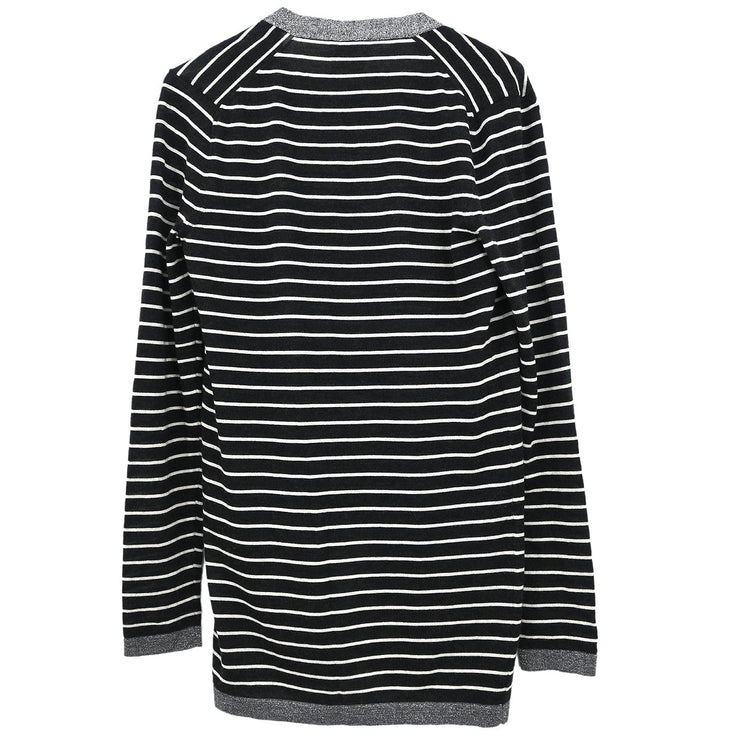 Chanel 2009 Ensemble Cardigan Sleeveless Top Black #34