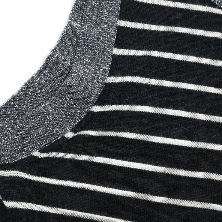 Chanel 2009 Ensemble Cardigan Sleeveless Top Black #34