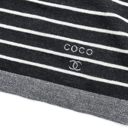 Chanel 2009 Ensemble Cardigan Sleeveless Top Black #34
