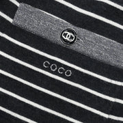Chanel 2009 Ensemble Cardigan Sleeveless Top Black #34