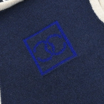 Chanel 2009 Sport Line Setup Suit Jacket Sleeveless Dress Navy #34