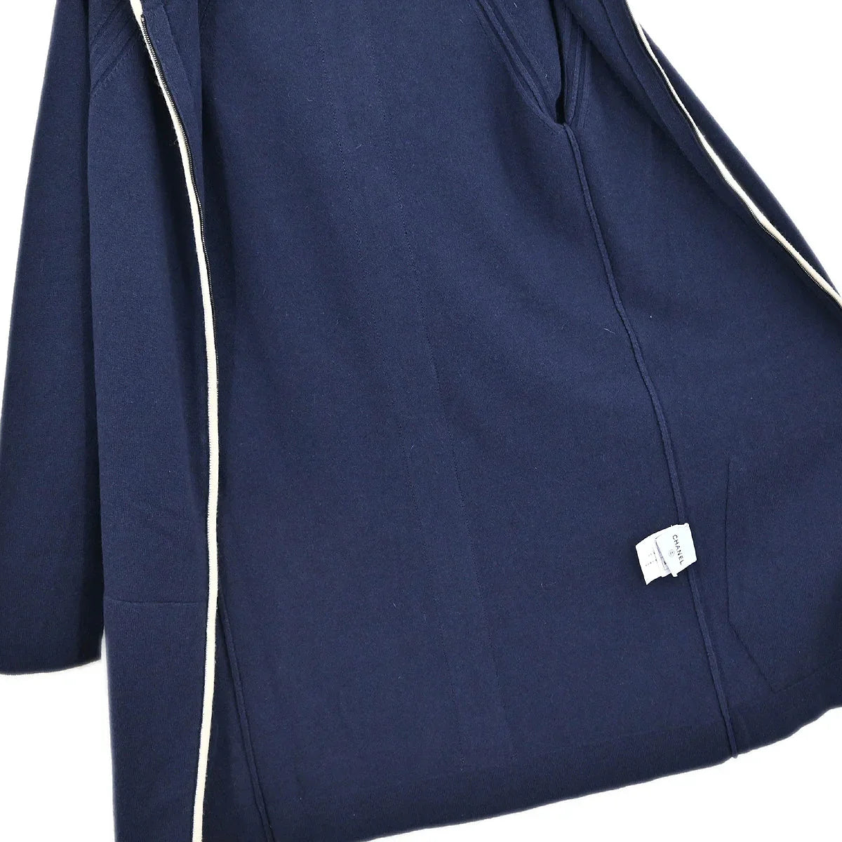 Chanel 2009 Sport Line Setup Suit Jacket Sleeveless Dress Navy #34