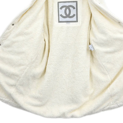 Chanel 2000 Sport Line Single Breasted Jacket White #40