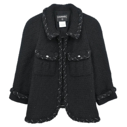 Chanel 2007 Single Breasted Jacket Black #46