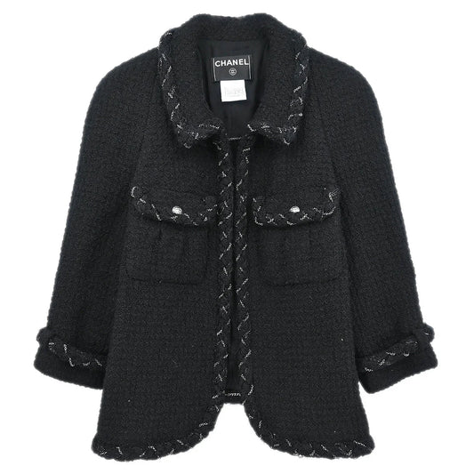 Chanel 2007 Single Breasted Jacket Black #46