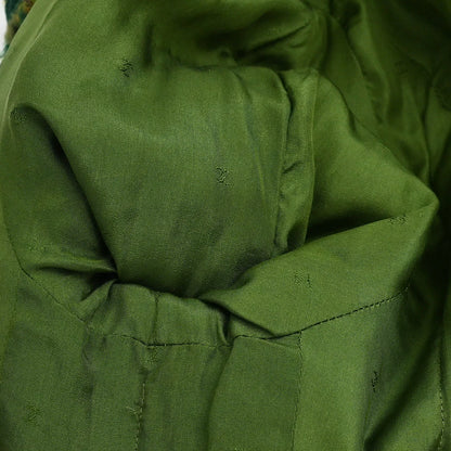 Chanel Setup Suit Jacket Skirt Green #40