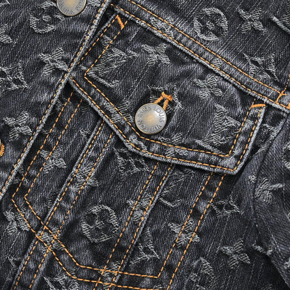 Louis Vuitton 2007 Denim Jacket Gray #36