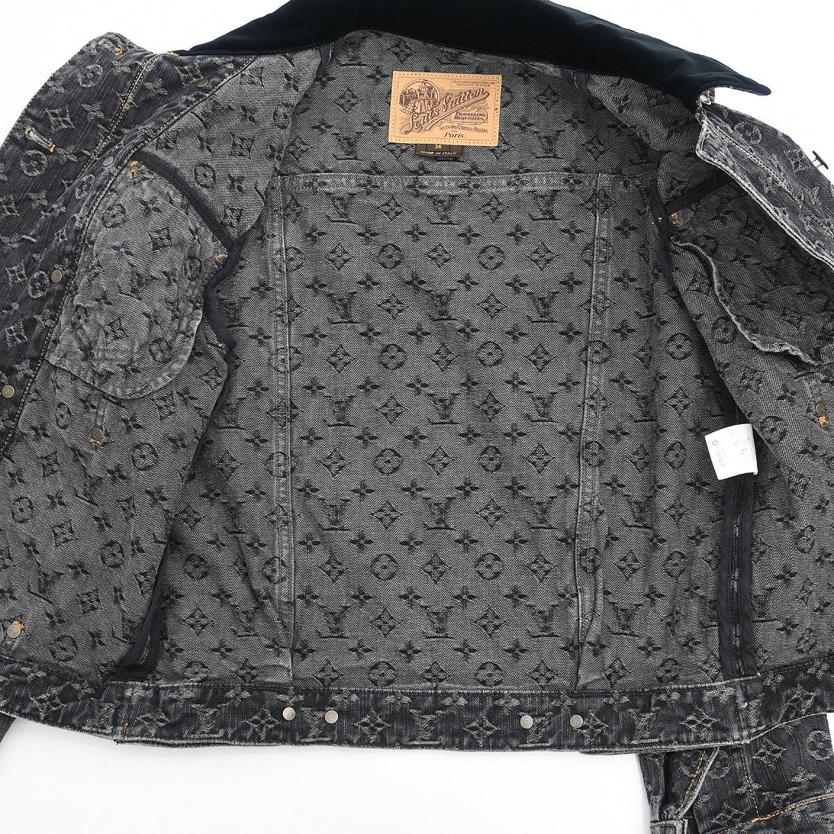 Louis Vuitton 2007 Denim Jacket Gray #36