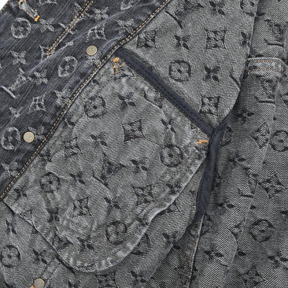 Louis Vuitton 2007 Denim Jacket Gray #36