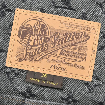 Louis Vuitton 2007 Denim Jacket Gray #36