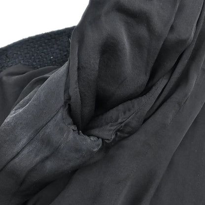 Chanel 2006 Single Breasted Collarless Jacket Black #44