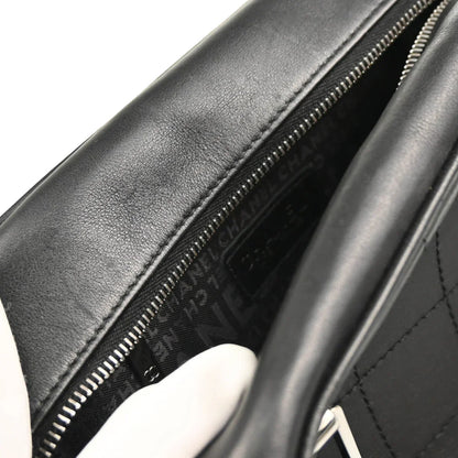 Chanel 2001-2003 Black Calfskin Choco Bar Handbag