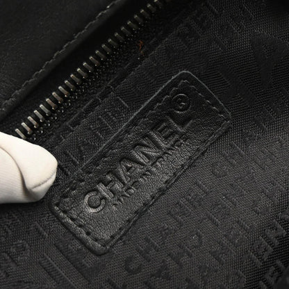 Chanel 2001-2003 Black Calfskin Choco Bar Handbag
