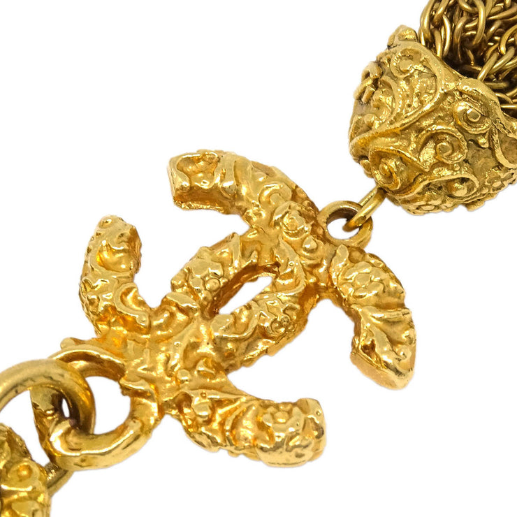 Chanel CC Bracelet Fringe Gold 93A