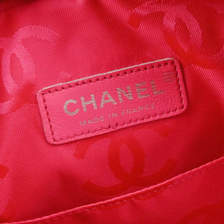 Chanel 2003-2004 Black Calfskin Cambon Ligne Reporter Bag Handbag