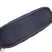 Chanel 1994-1996 Navy Satin Shoulder Bag