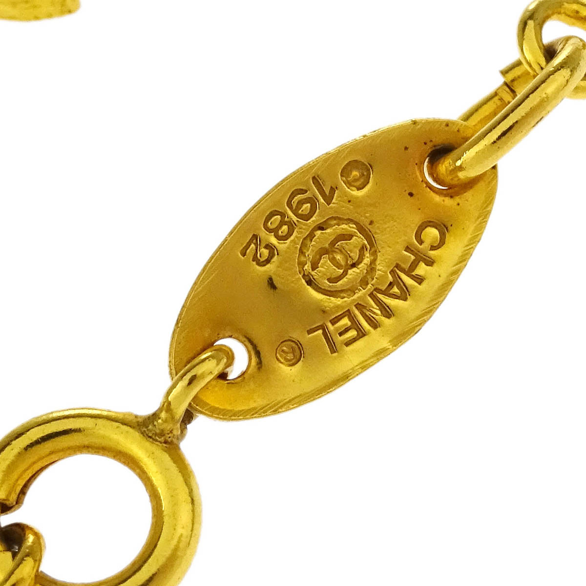 Chanel CC Chain Bracelet Gold Rhinestone 4022/1982 – AMORE