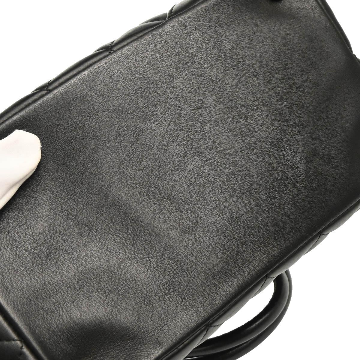 Chanel 2008-2009 Black Calfskin Cambon Ligne Tote Handbag